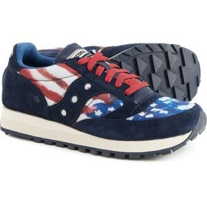 Saucony Women's Jazz 81 Stars and Stripes USA Shoes S60613-76 Retro Size 11